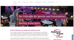Desktop Screenshot of bowlingarena.de